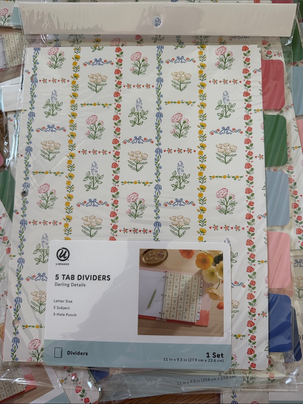 U BRANDS 5-Tab Dividers